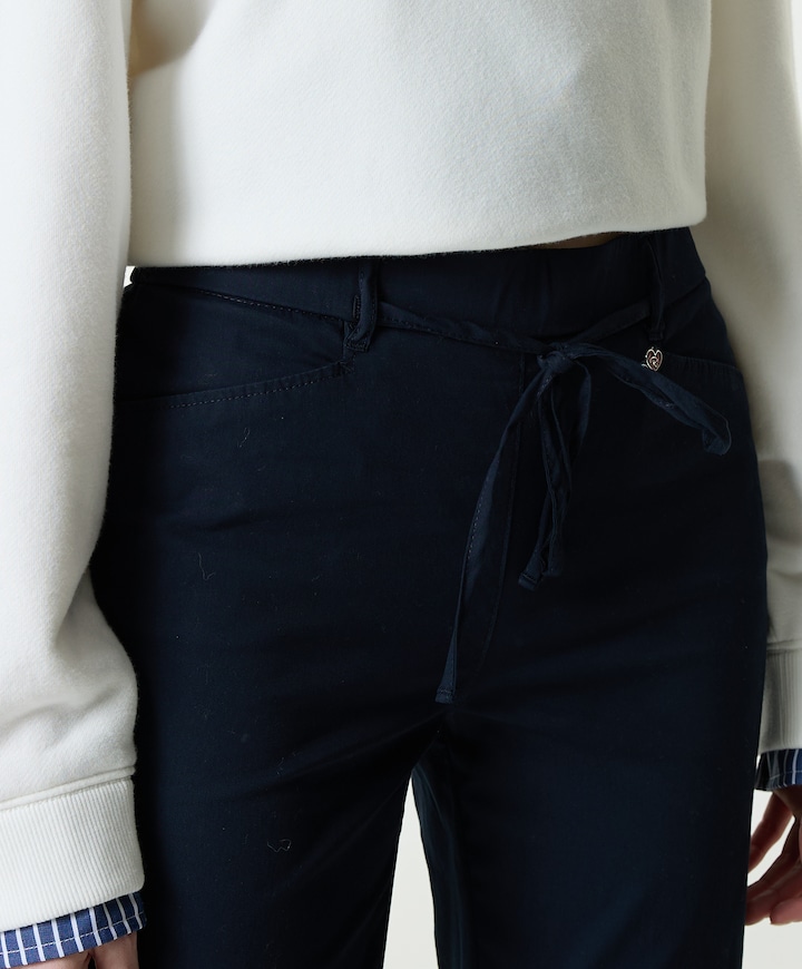 Scarlet Wide Leg 6/8 dames broek blauw