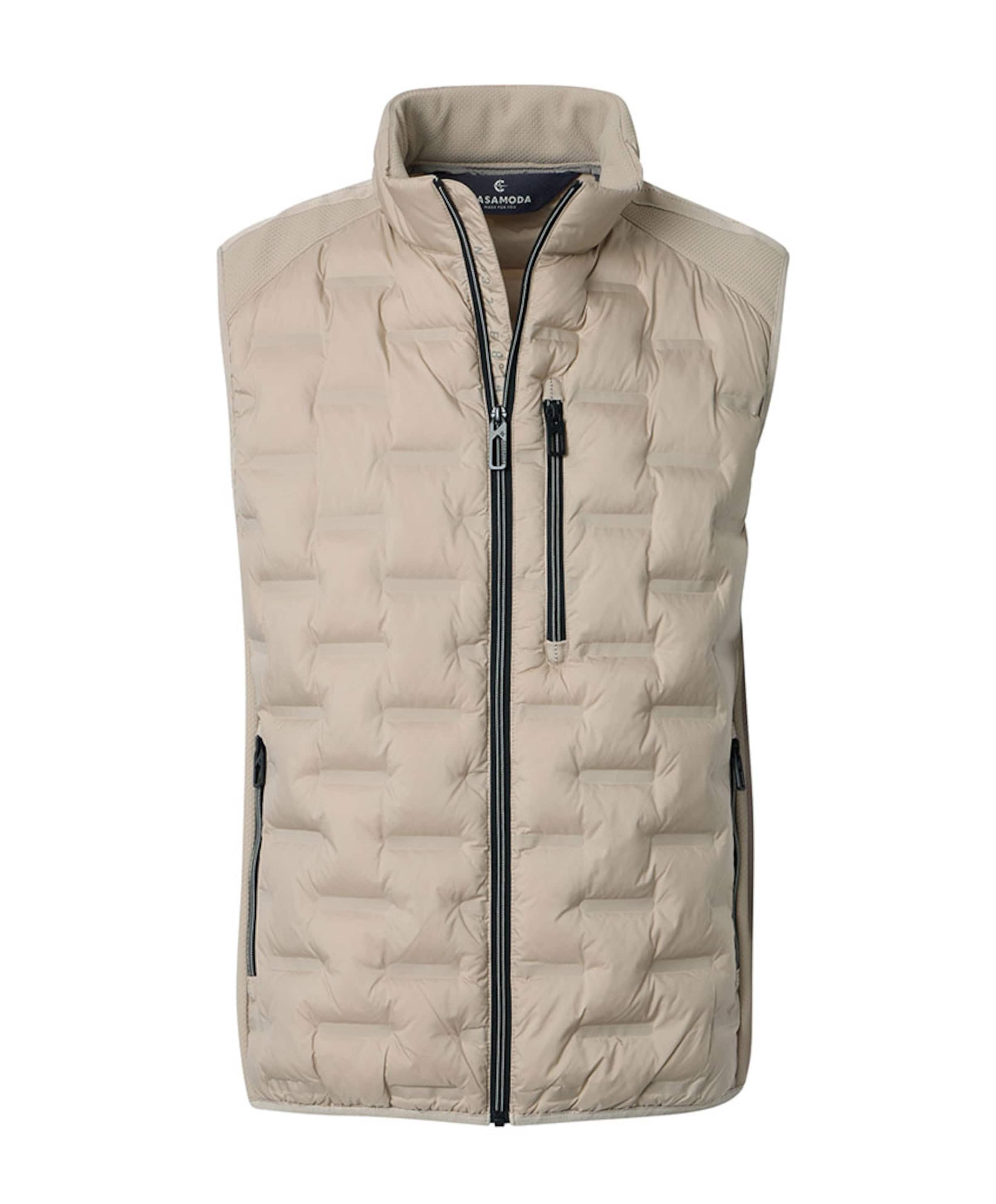 Heren bodywarmer beige