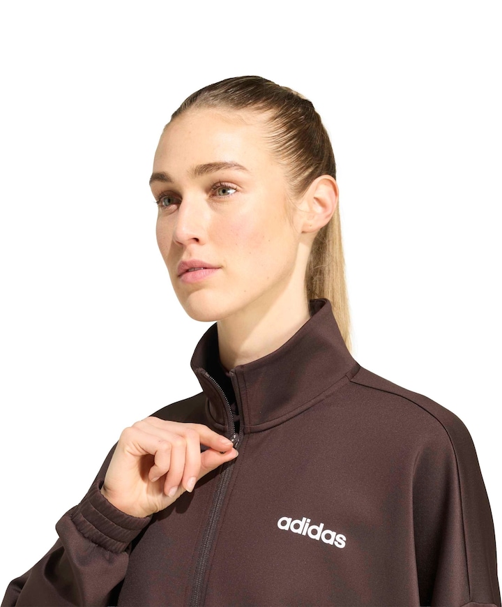 Dames jas bruin