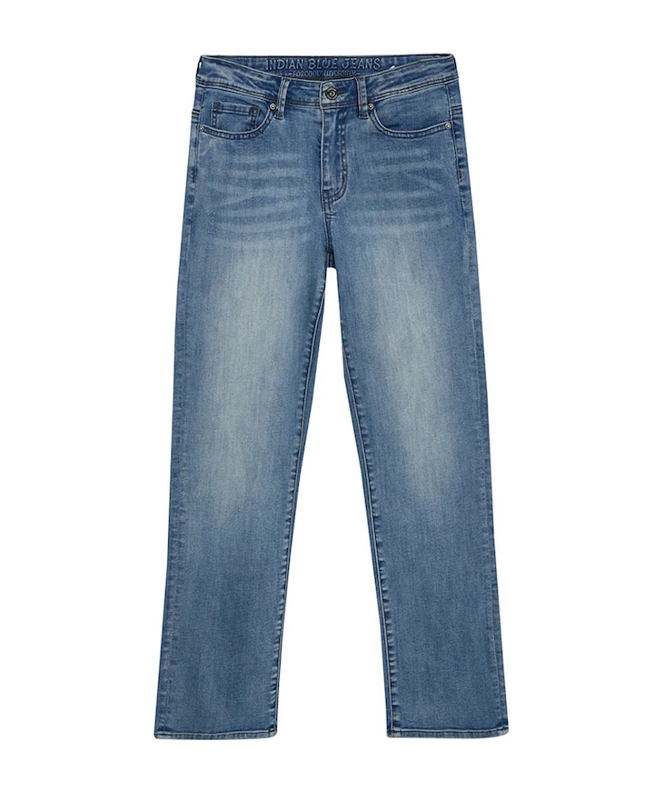 2557 Wide Straight Blue jeans blauw