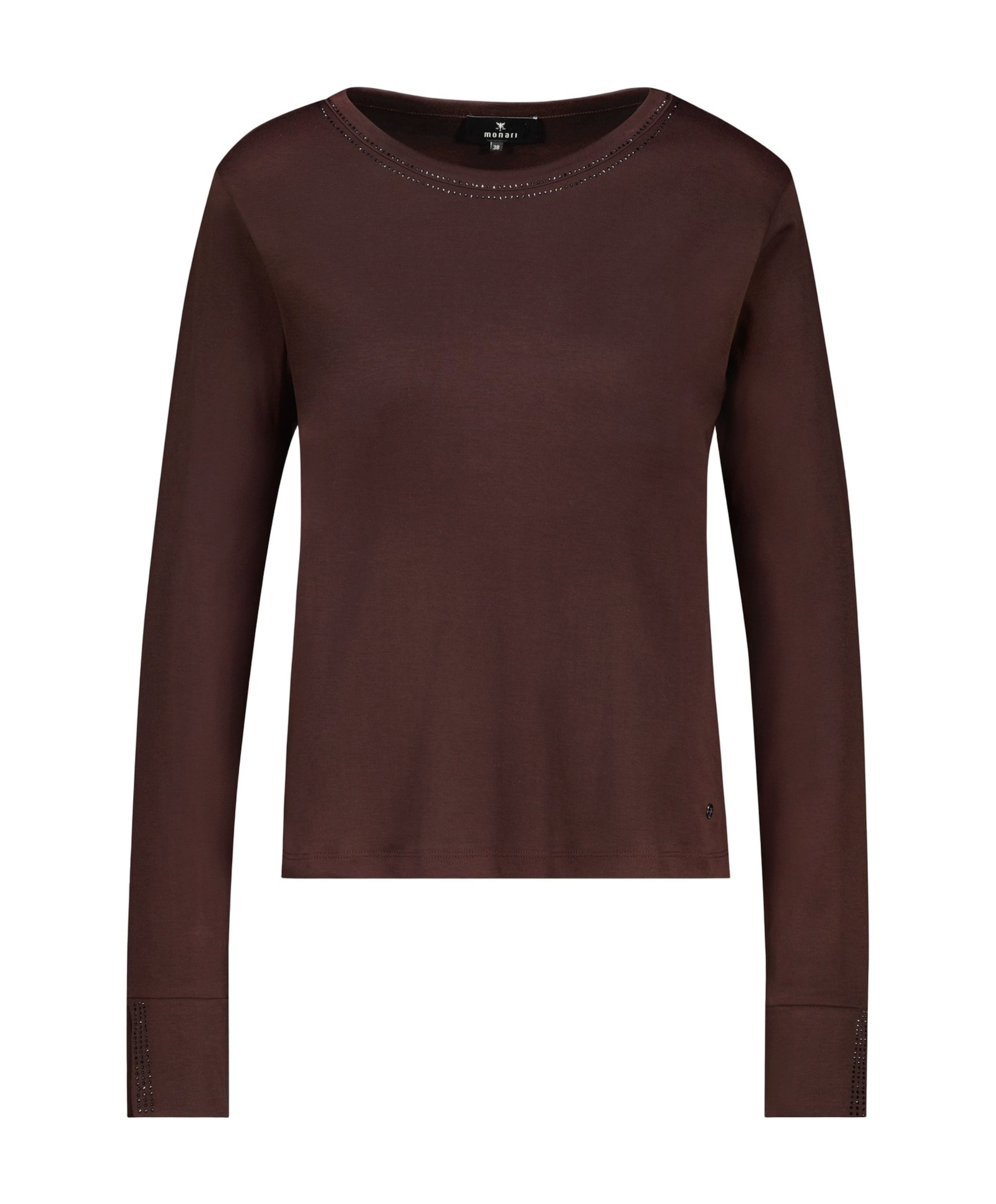 Dames longsleeve bruin