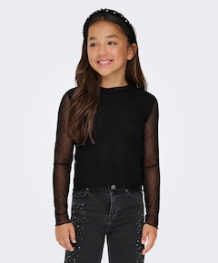 Meisjes longsleeve zwart