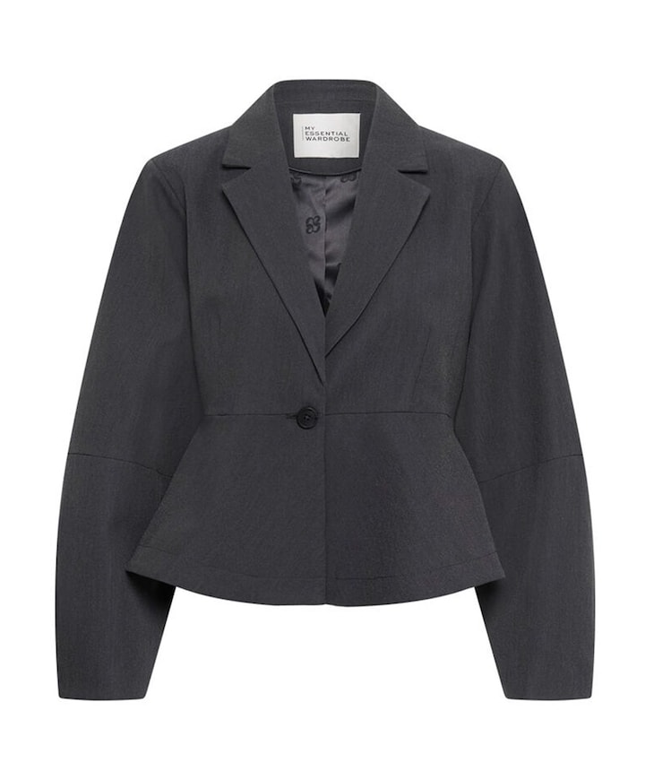 Dames blazer grijs