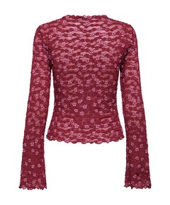Dames longsleeve rood