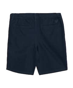 Linen blend short jongens korte broek blauw