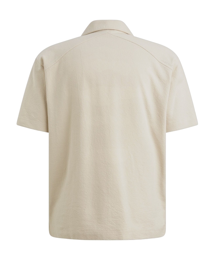 Heren polo beige