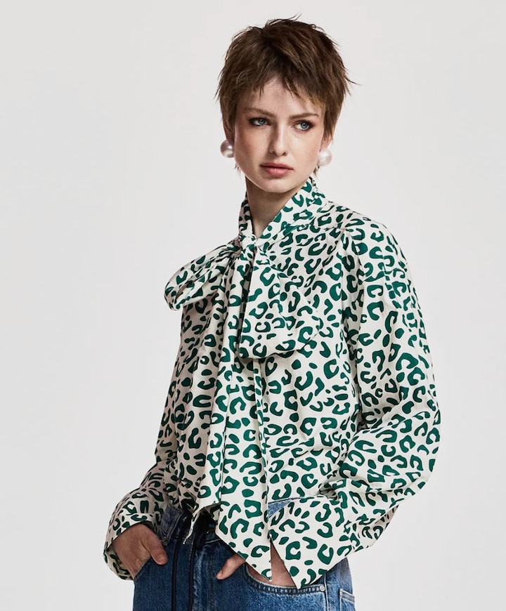 Dames blouse groen