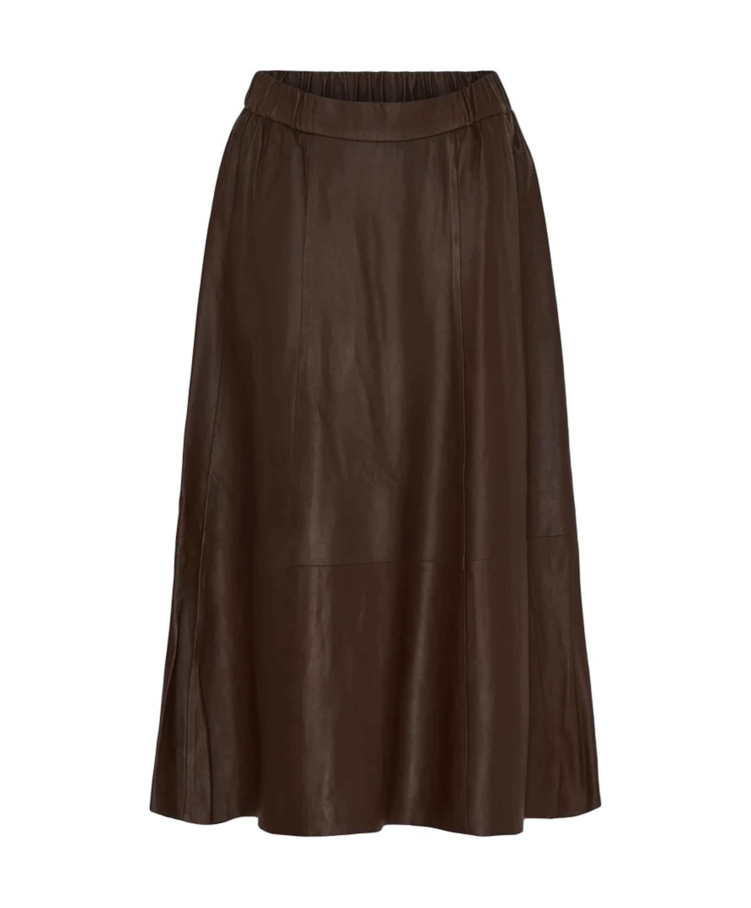 Dames rok bruin