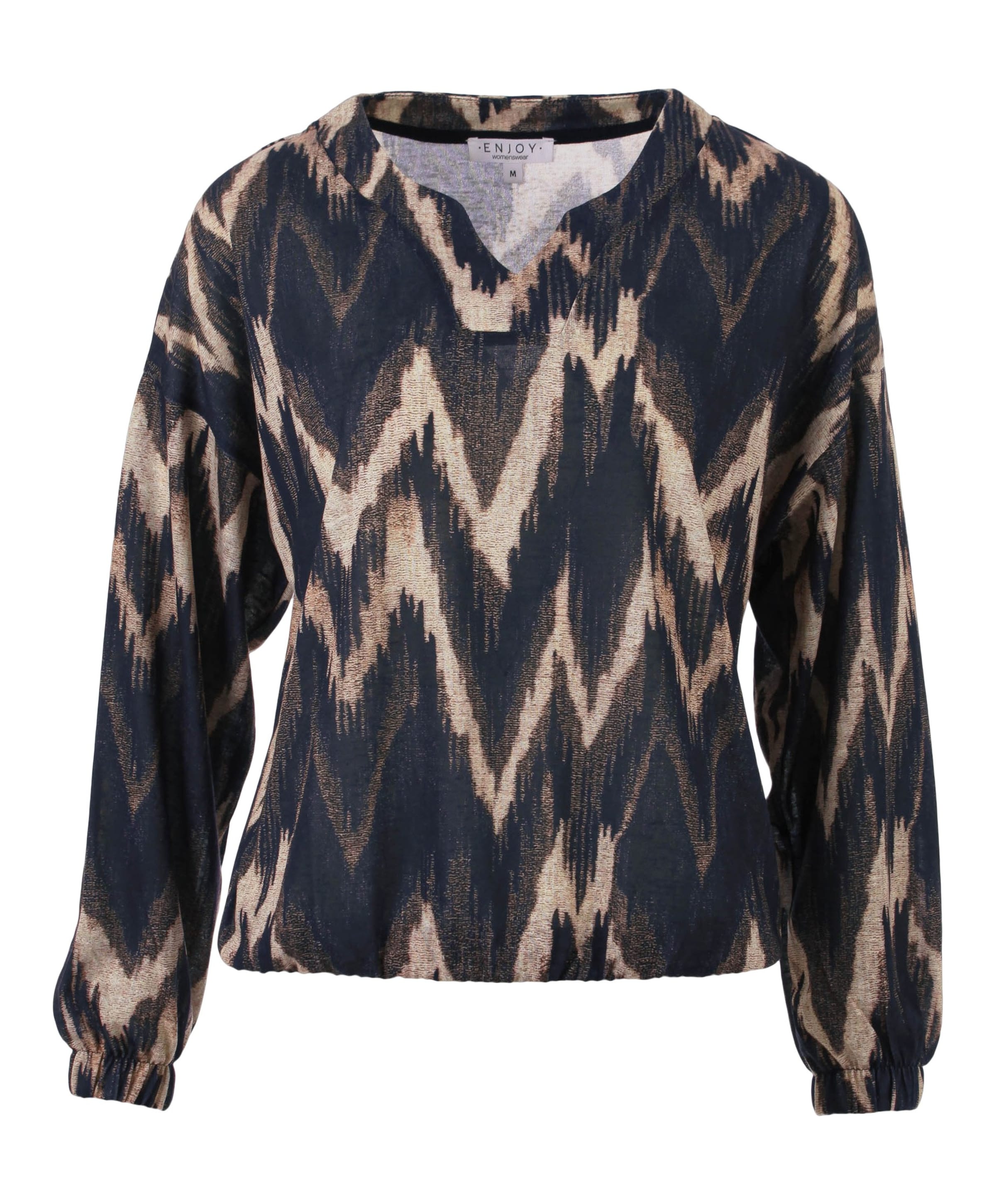 Dames blouse blauw