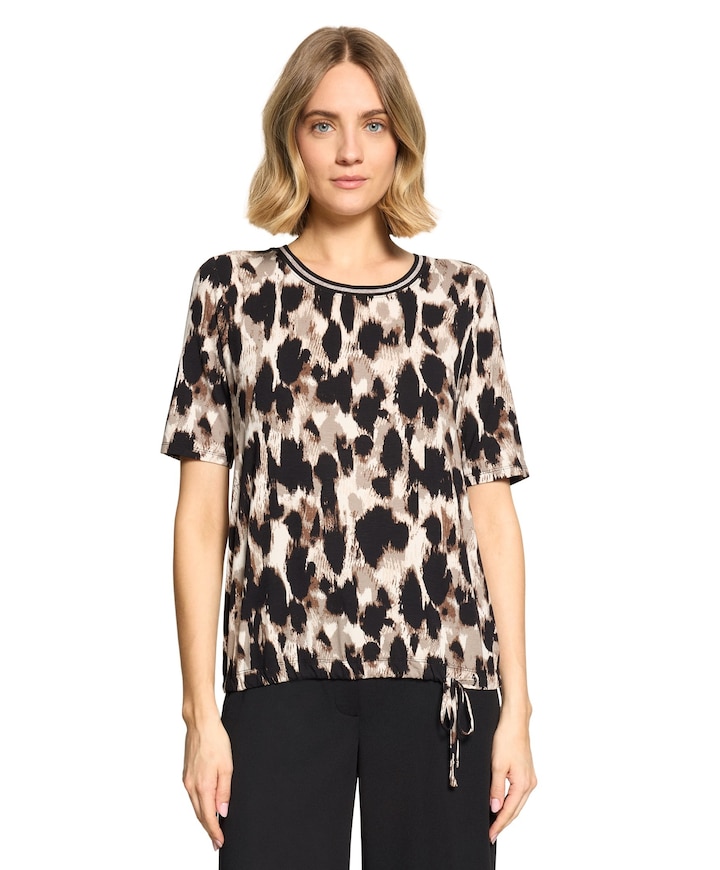 Dames T-shirt beige