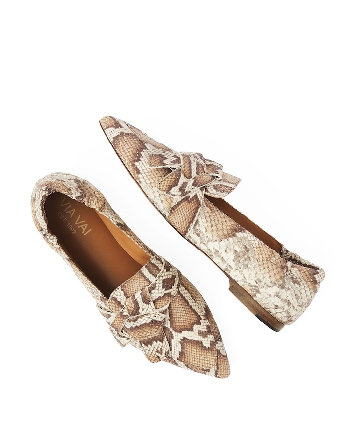 Lola Rayne dames loafers bruin