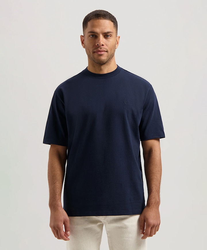 Heren T-shirt blauw