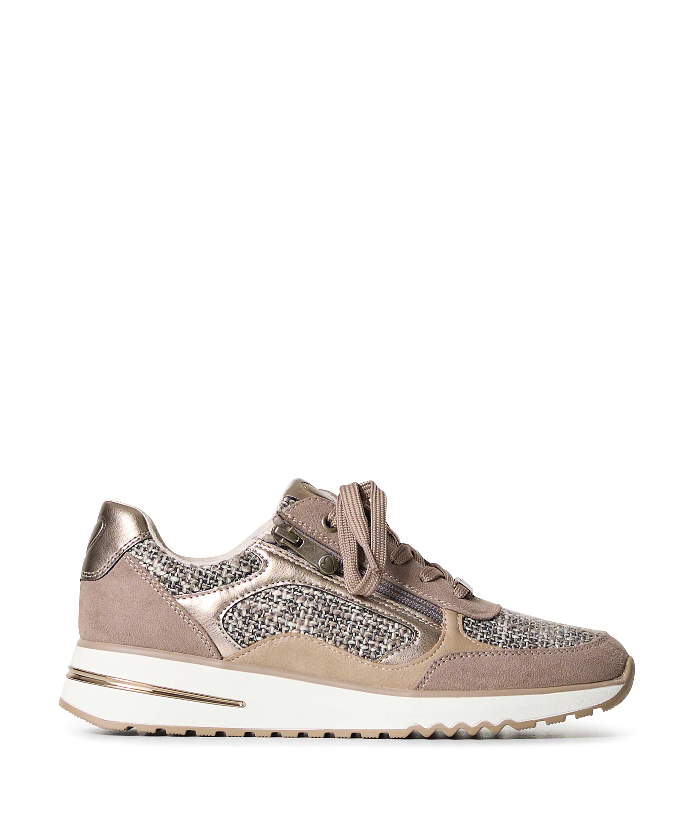 Women Lace-up sneakers beige