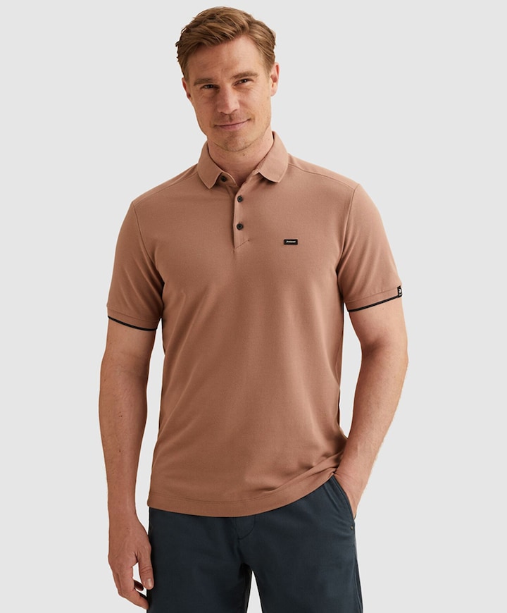 Heren polo roze