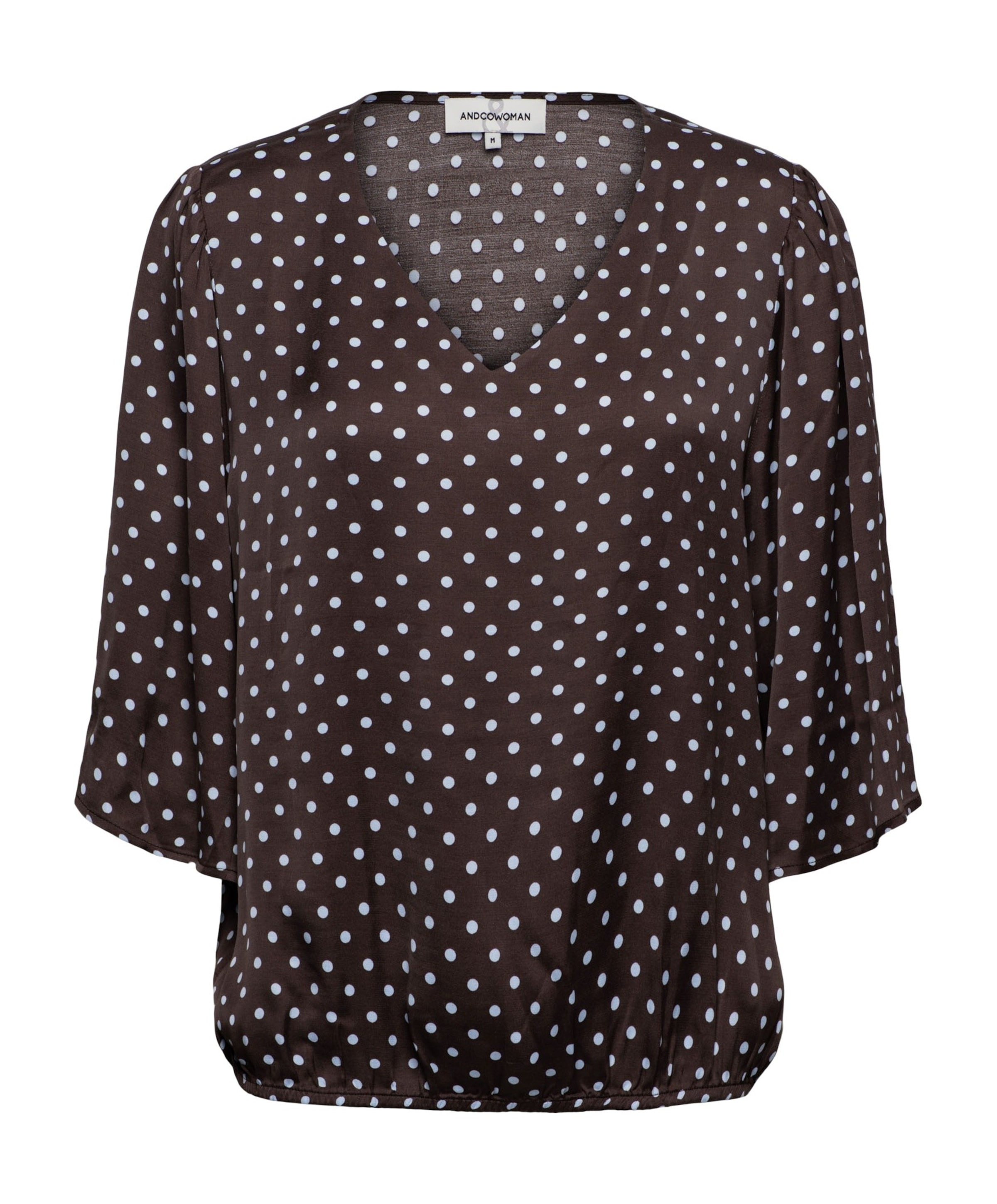 Dames blouse bruin