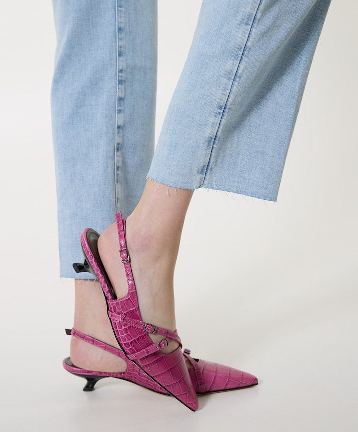 Dumb Love dames slingbacks roze