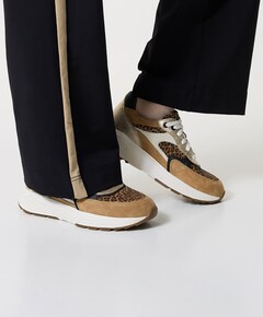 Ponte Vecchio dames sneakers bruin