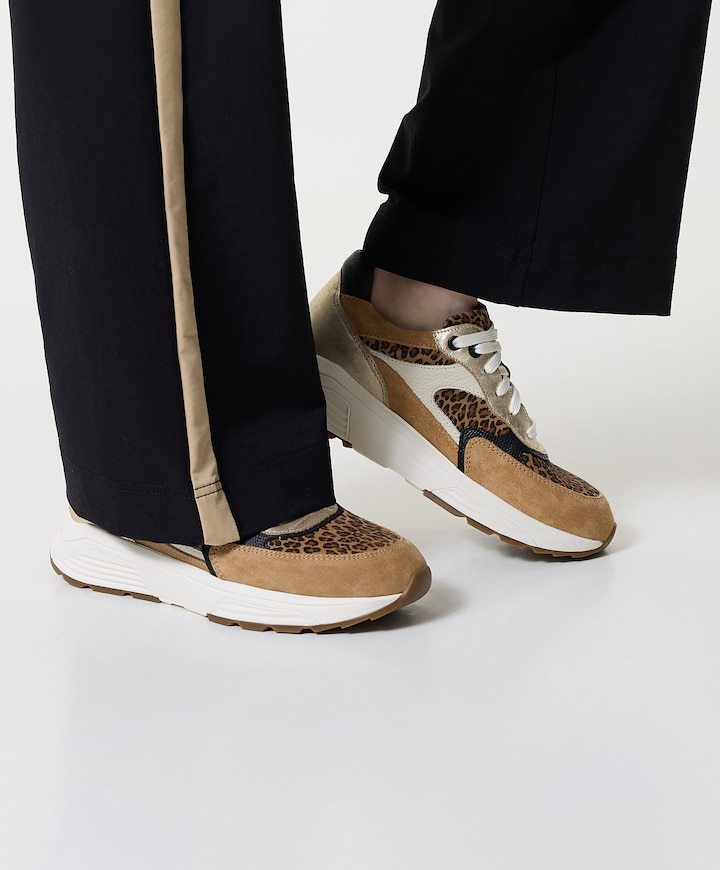 Ponte Vecchio dames sneakers bruin