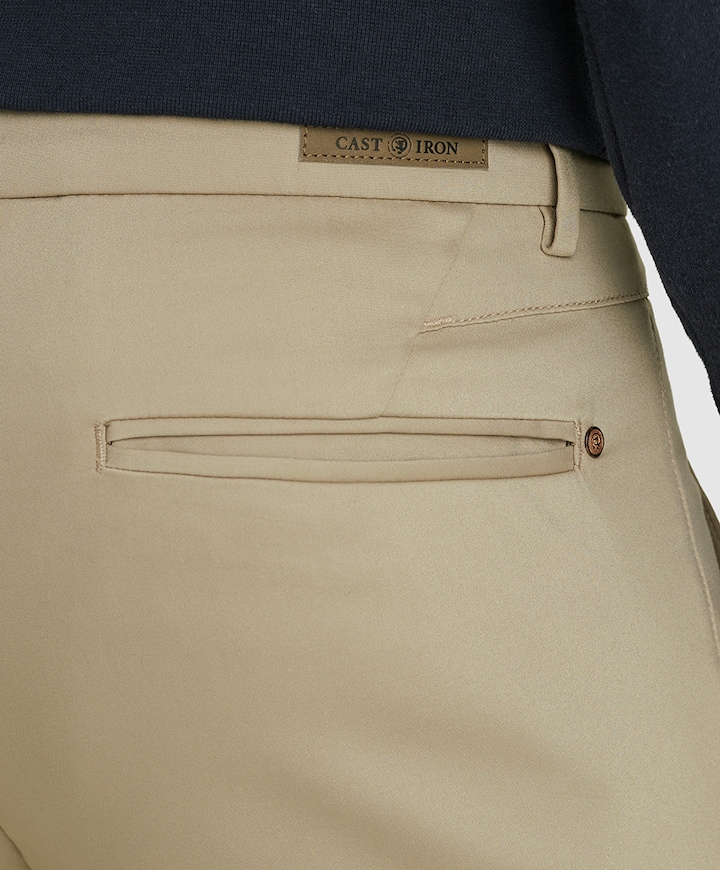 RISER CHINO STRETCH heren broek beige