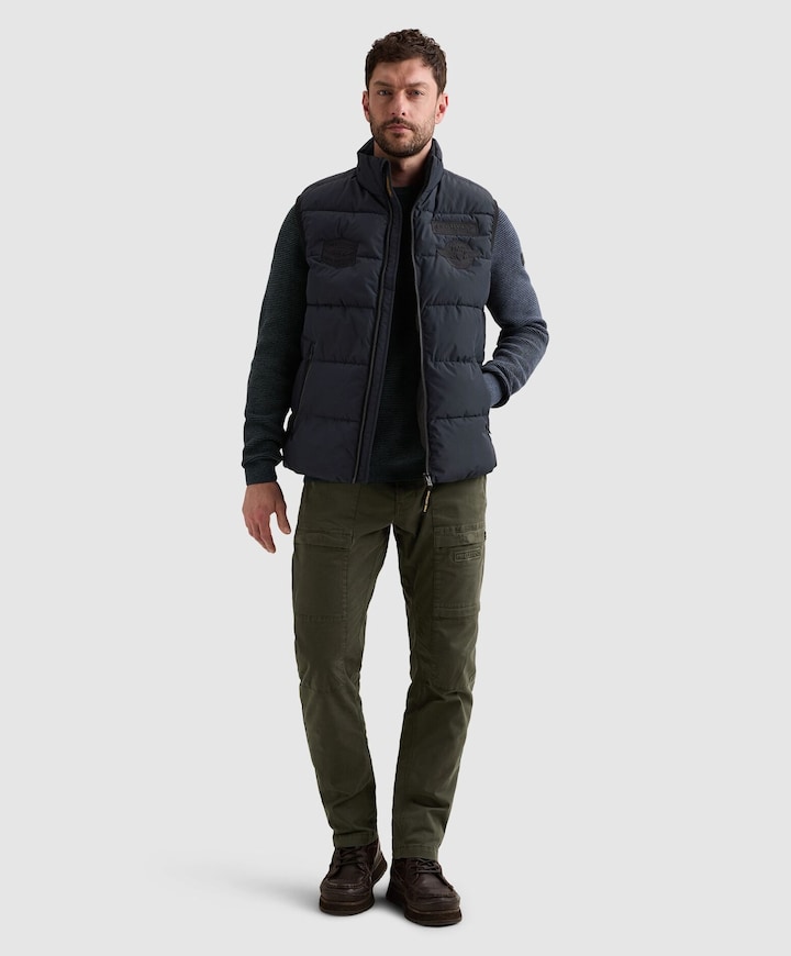 Heren bodywarmer blauw