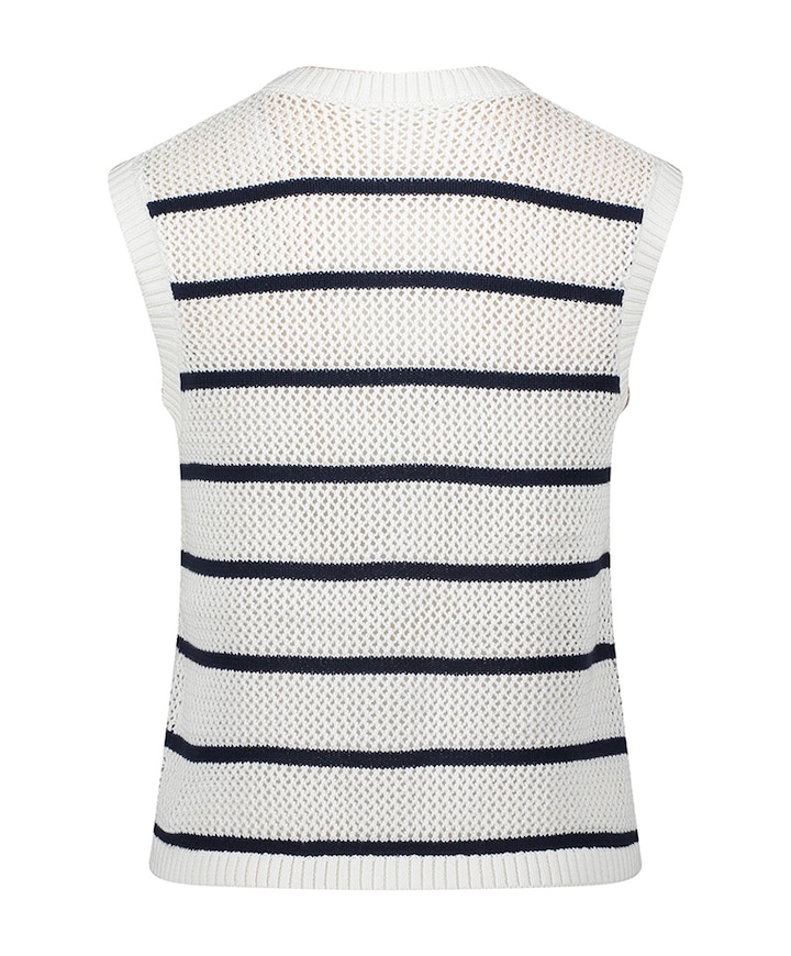 Dames vest ecru
