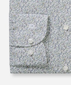 Heren overhemd extra lange mouw groen