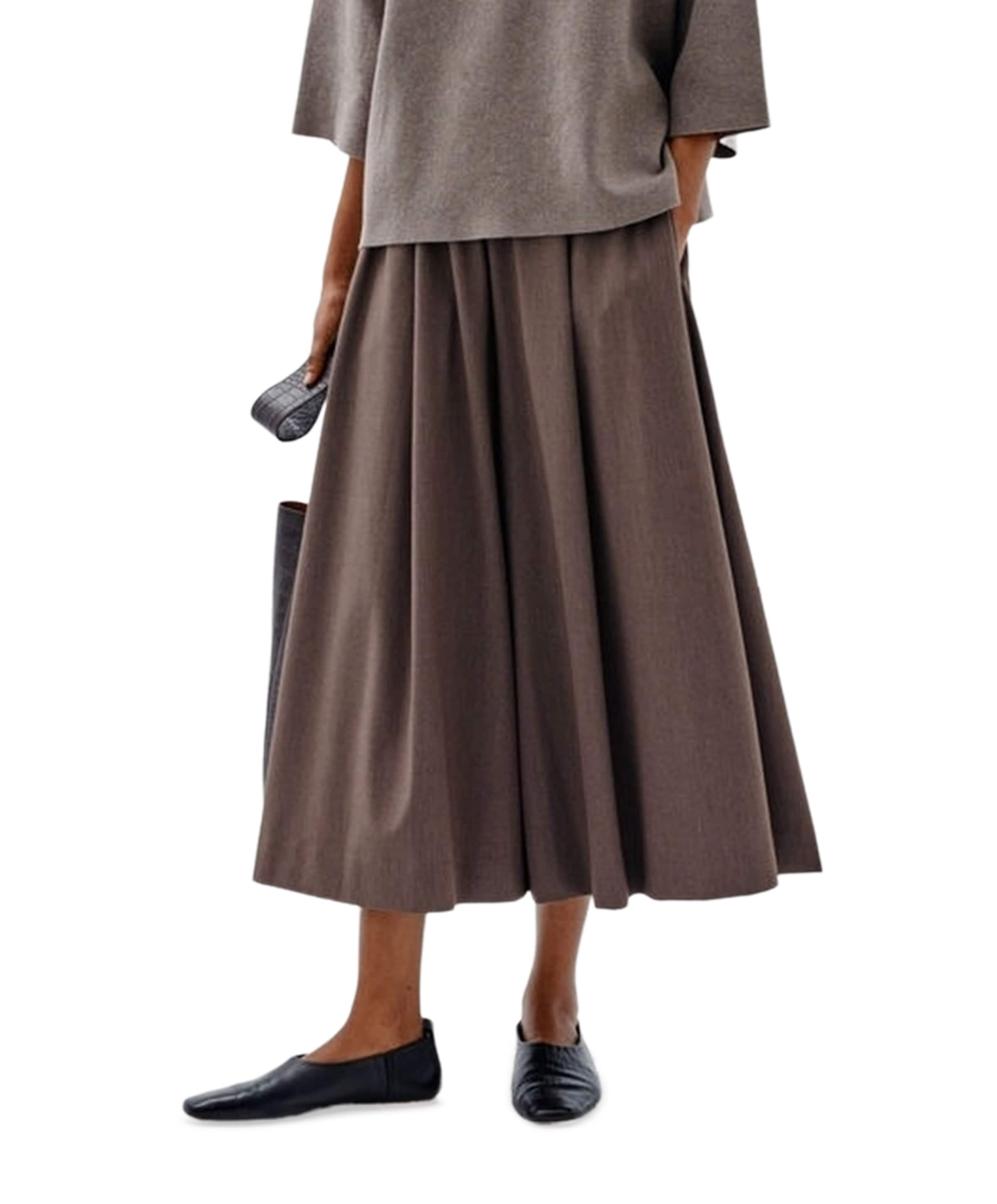 CLEOHIW SKIRTPANT dames broek bruin