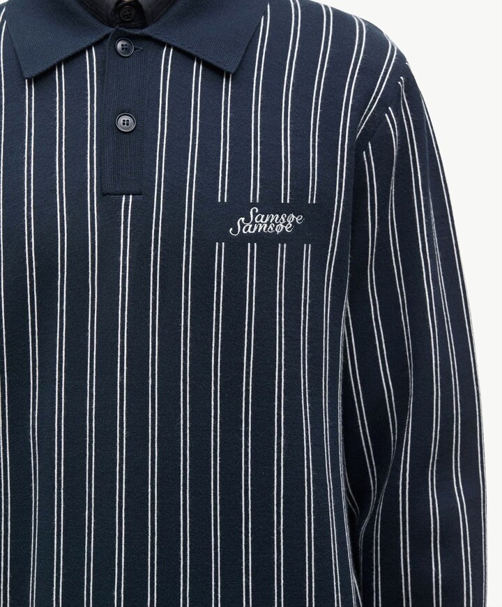 Heren polo blauw