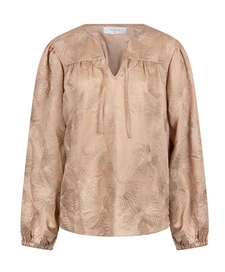 Dames blouse beige