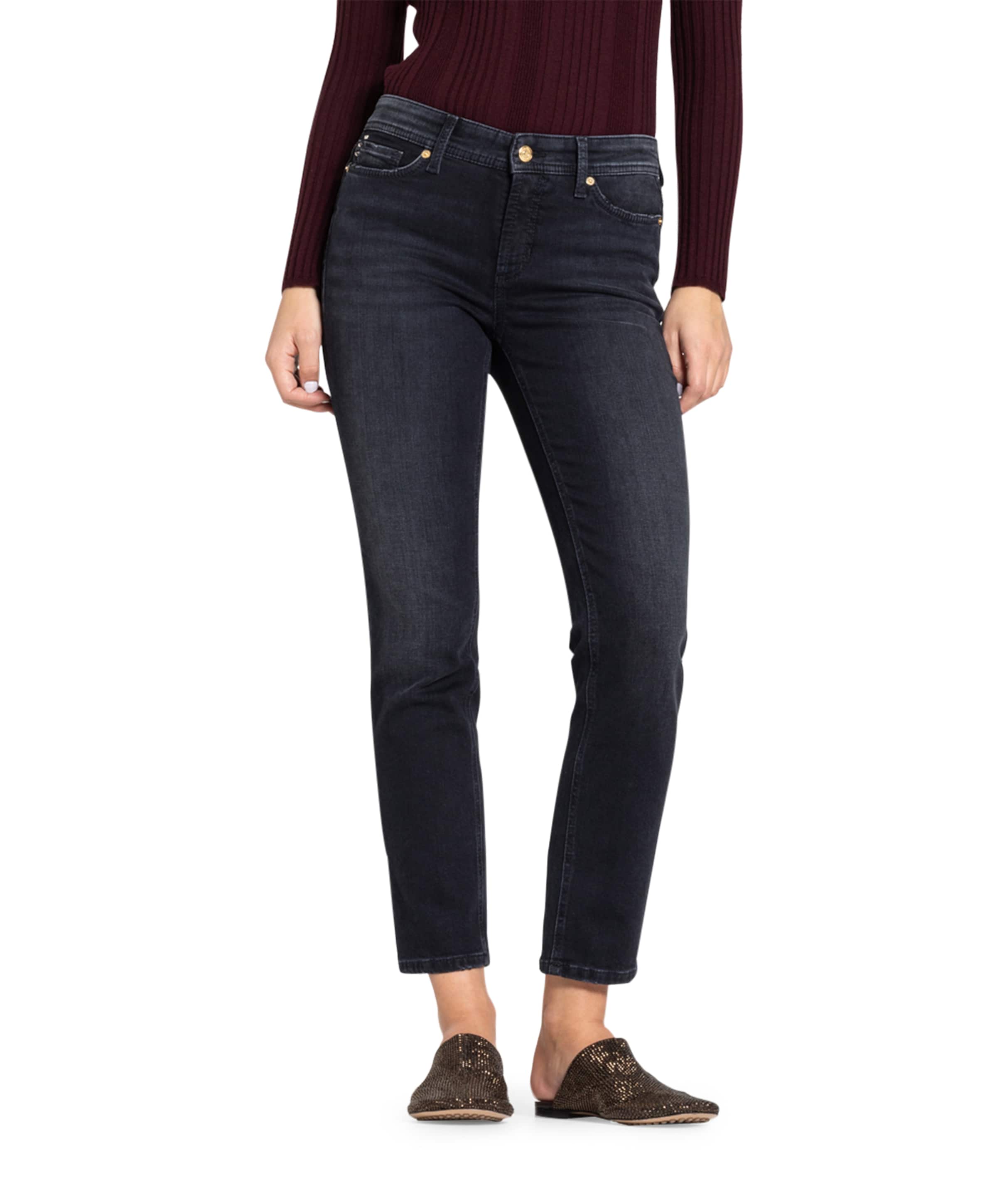 Piper cropped dames jeans blauw