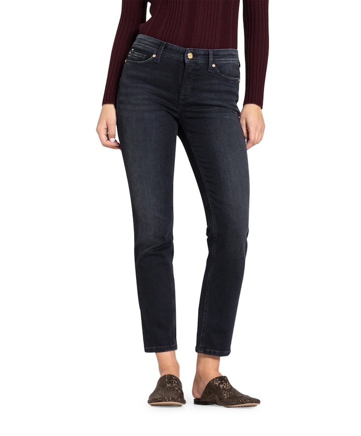 Piper cropped dames jeans blauw