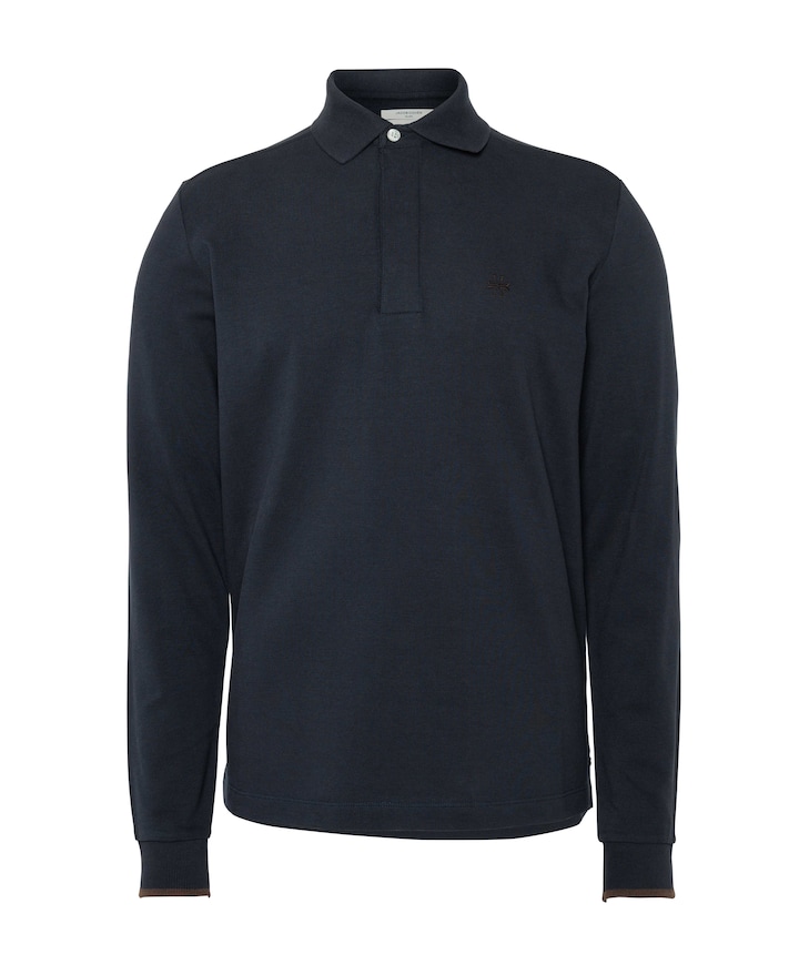 Heren polo blauw