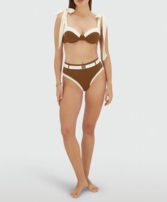 Dames bikinitop bruin