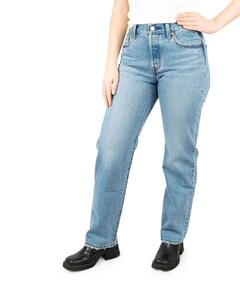 501 90S dames jeans blauw