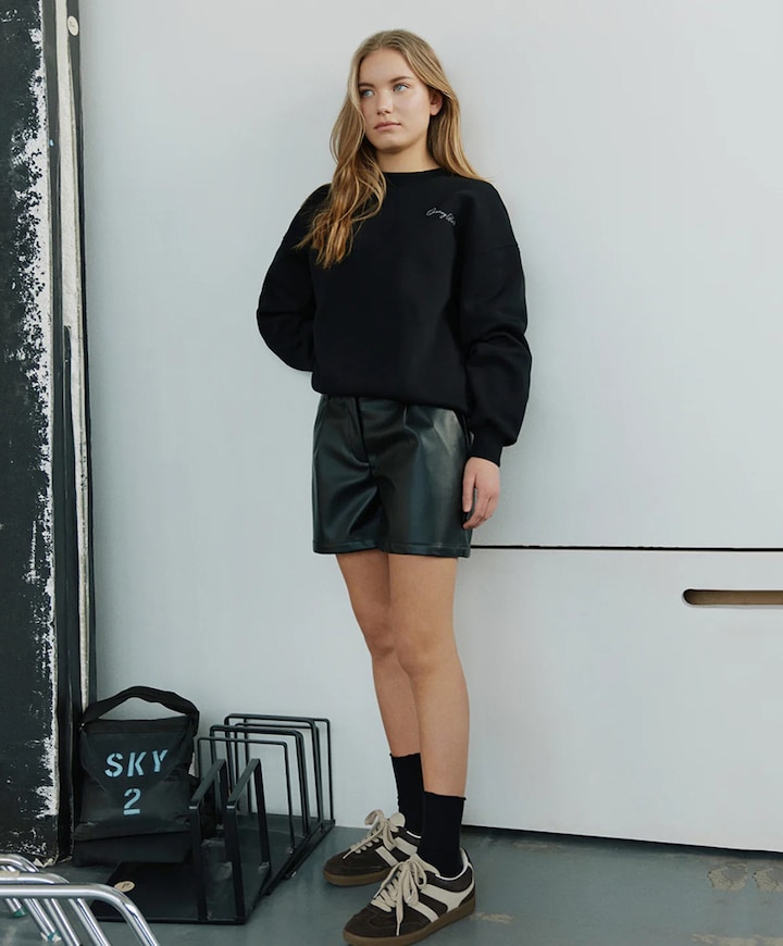 Meisjes sweater zwart