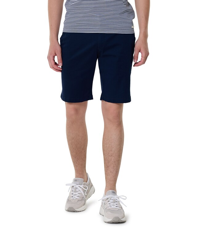 Modern Fit korte broek blauw