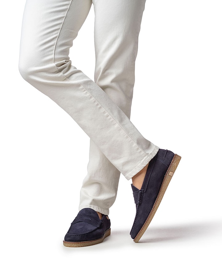 heren instappers blauw