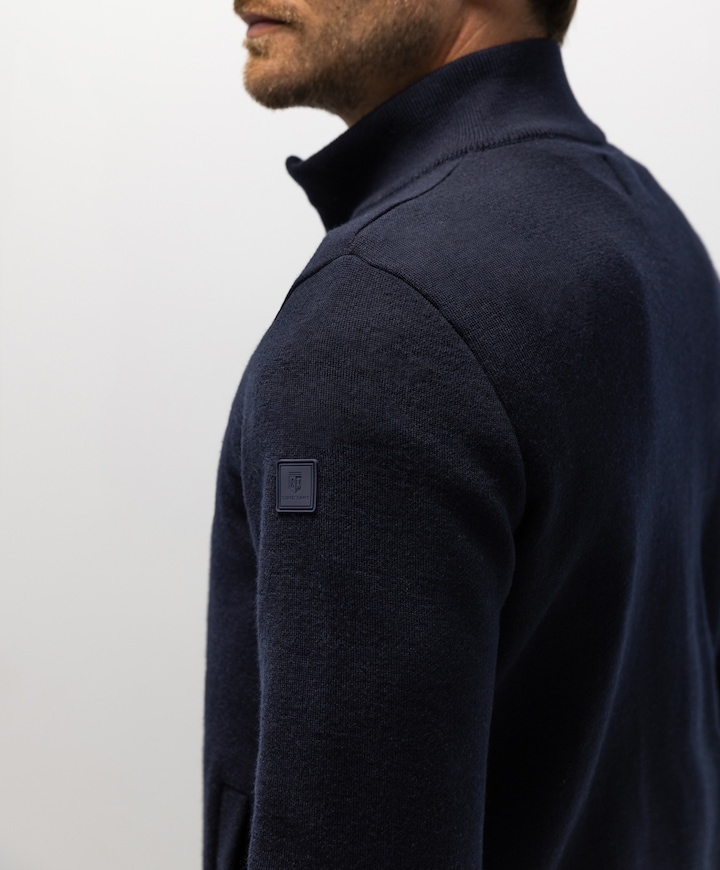 Heren vest blauw
