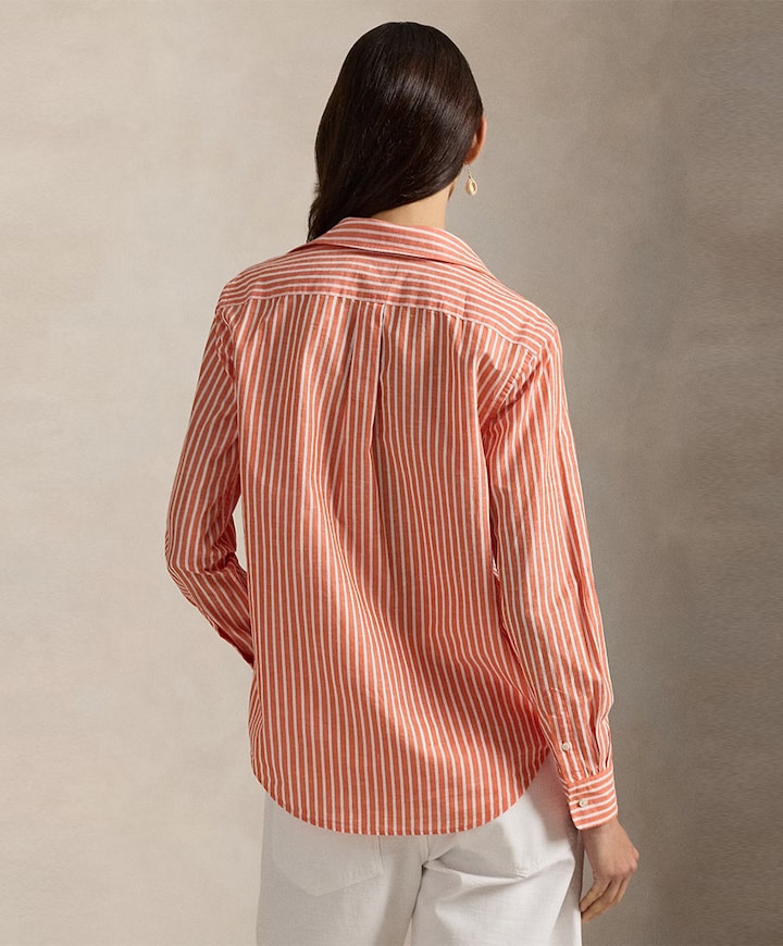 Dames blouse oranje