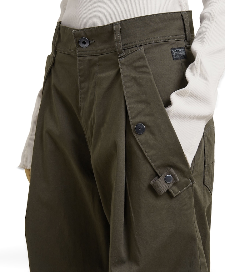 Jett 3D Boyfriend Cargo wmn dames broek groen