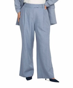 CARLINDA HW STR MEL TLR dames broek blauw