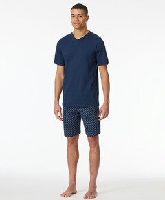 Heren pyjamaset blauw