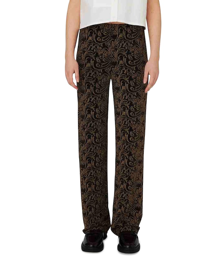 Sparkling Jersey broek goud