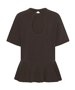 Dames T-shirt bruin