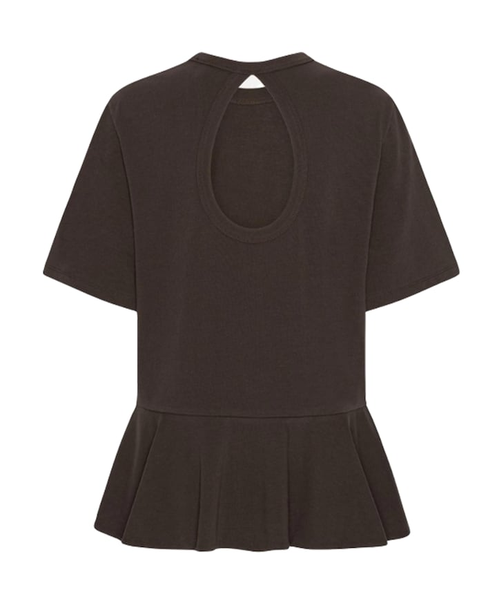 Dames T-shirt bruin