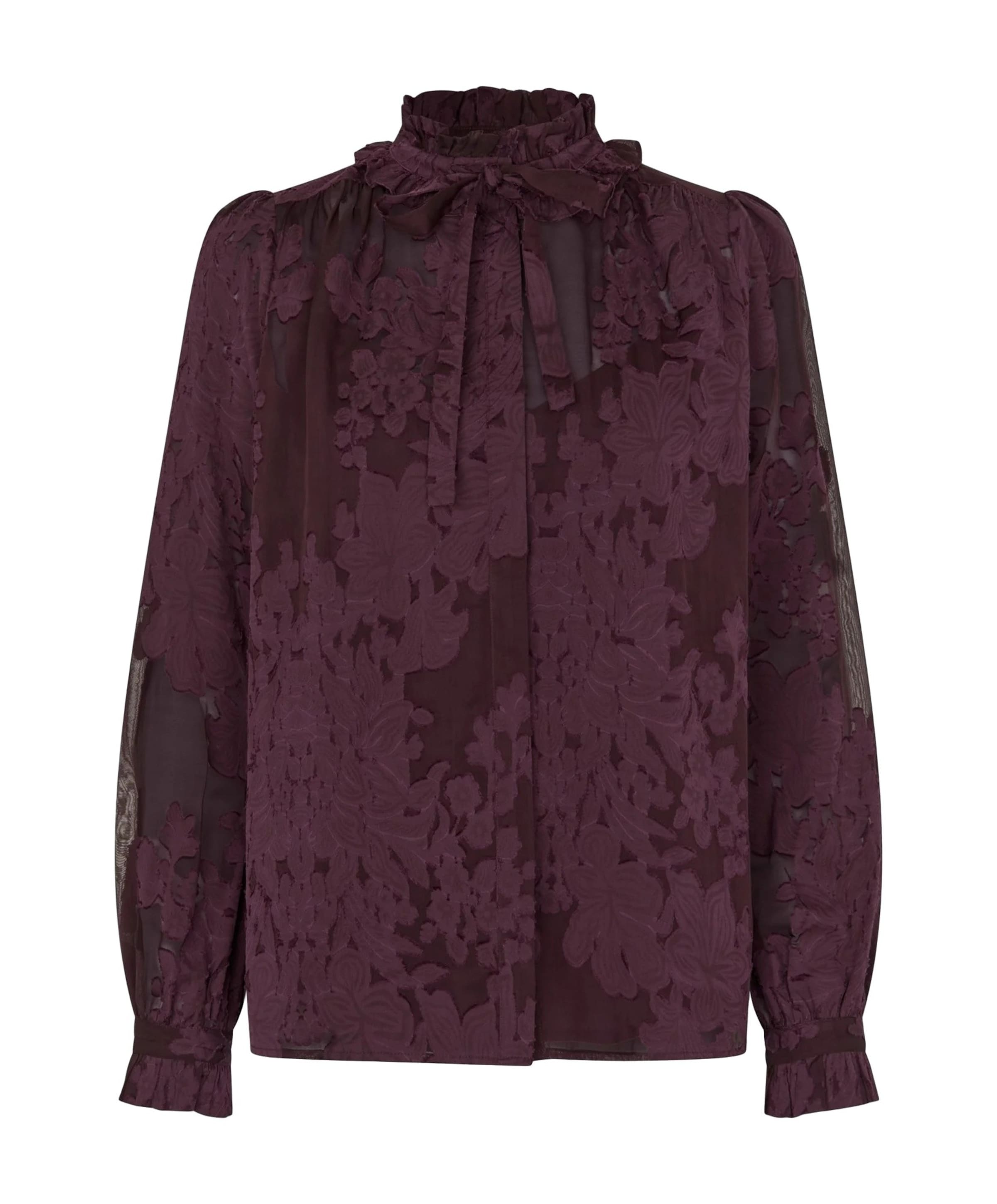 Dames blouse bordeaux
