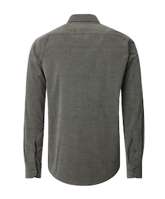 Heren overhemd lange mouw groen