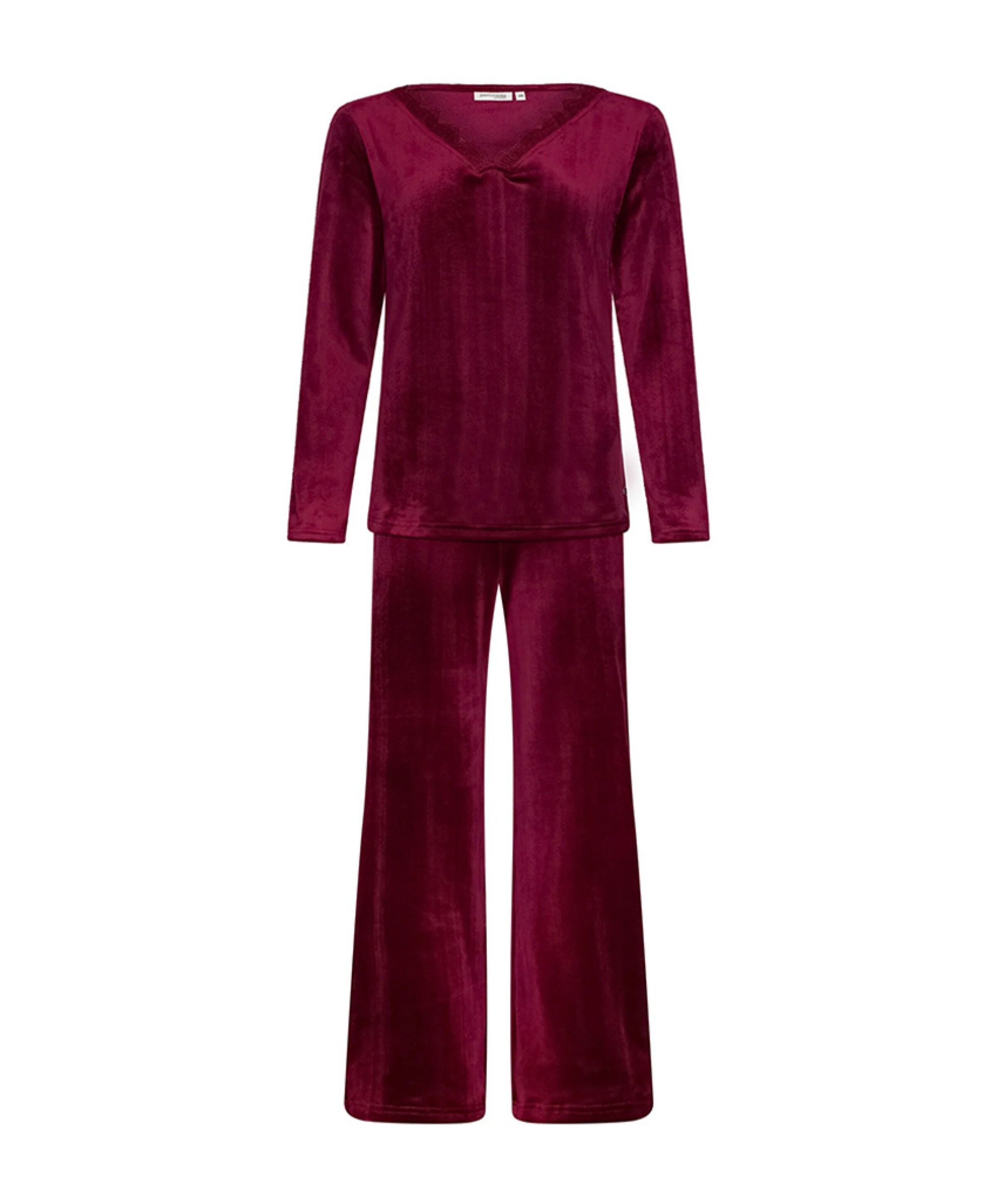 Pyjamaset bordeaux