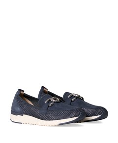 Women Slip-on dames instappers blauw