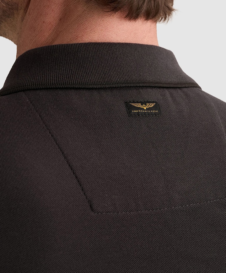 Heren polo blauw